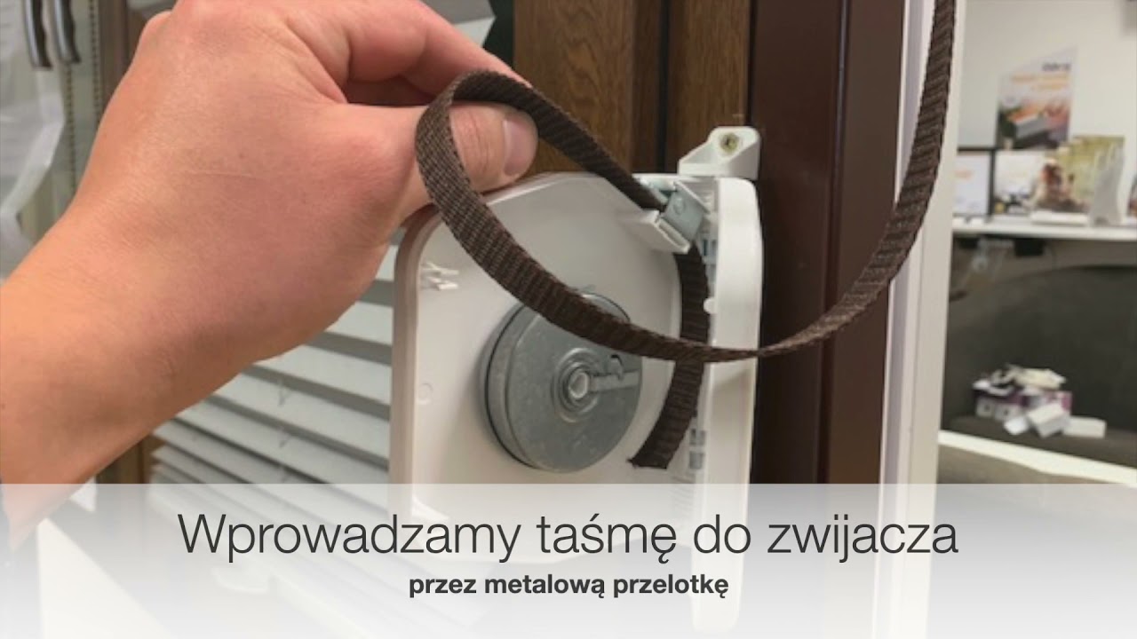 Wymiana zwijacza rolety zewnętrznej firmy SELVE na taśmę