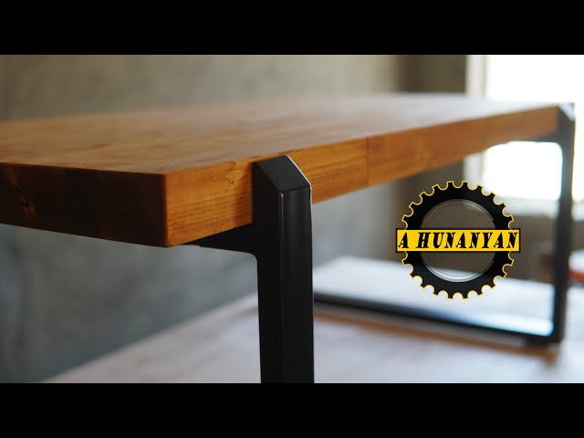 How to Build an Industrial Metal & Wood Coffee Table | DIY Home Decor - YouTube
