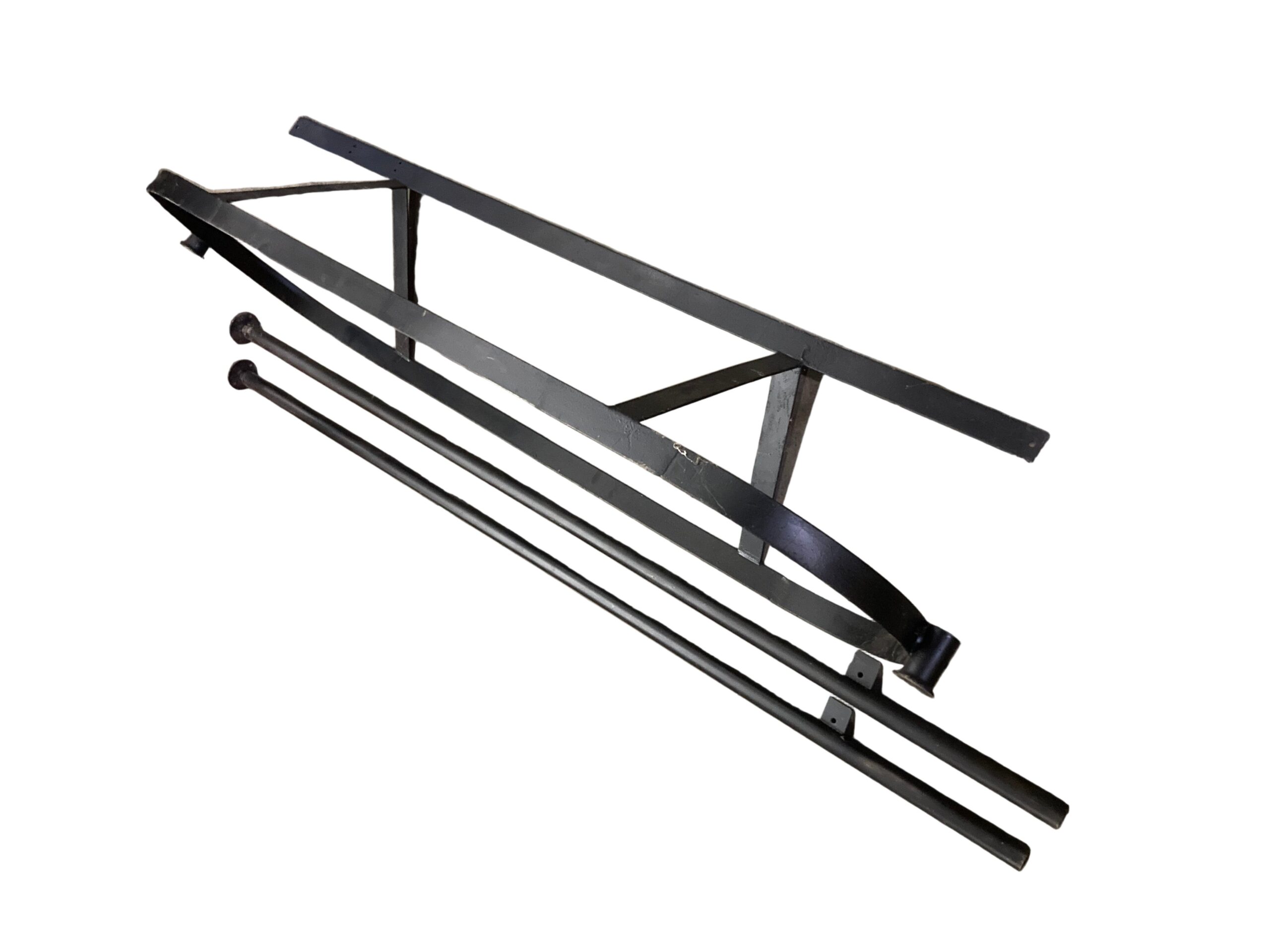 Heavy-Duty Hanging Pot Rack – Salvaged Blacksmith Style