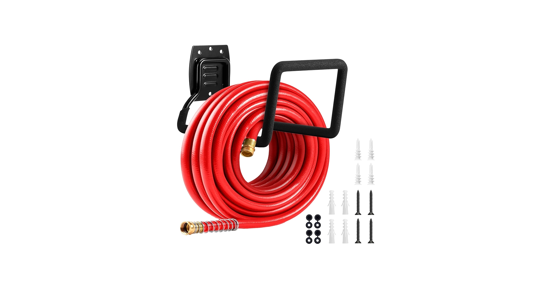 Amazon.com : QMSK Garden Hose Holder, Metal Wall Mounted Water Hose Reel  for Outside, Durable Hook Stand for Garden Hose Storage, Water Hose,  Extension Cords, Flexable Hose Use(1Pack) : Patio, Lawn &