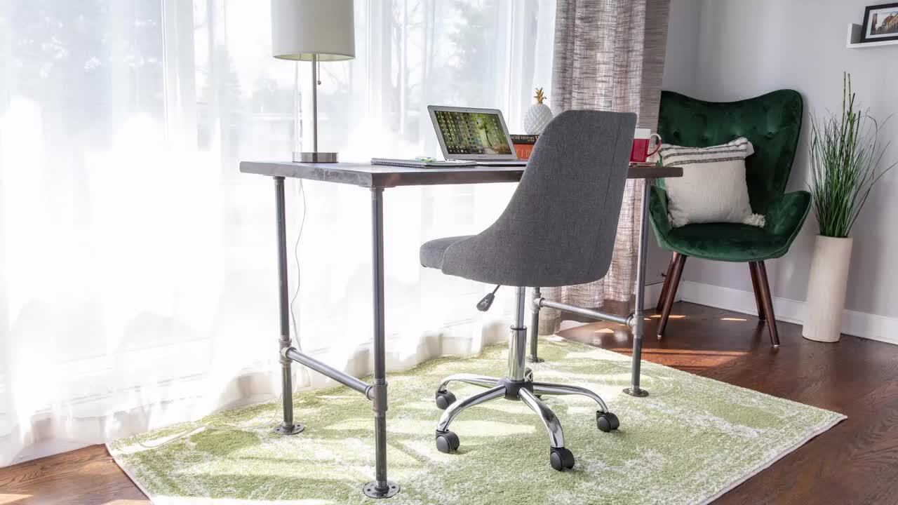 PIPE DECOR 1/2 in. Black Steel Pipe 17.5 in. H Convertible Table Lamp Kit  365 PDLAMP1