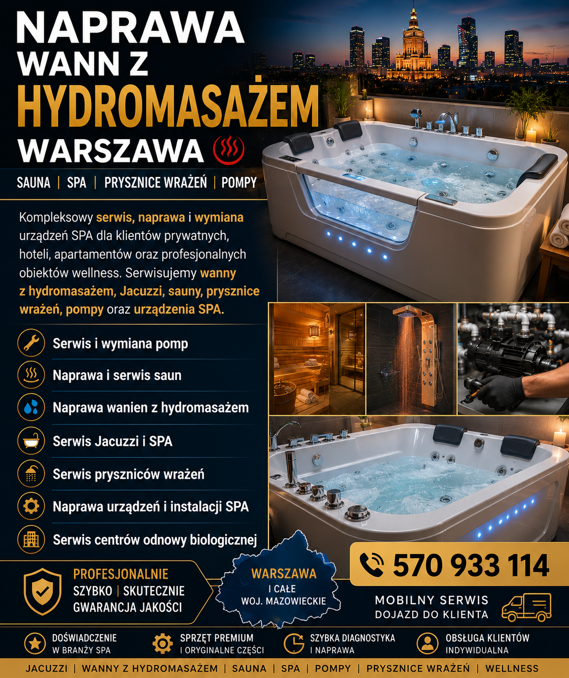 Naprawa Wanny z Hydromasażem