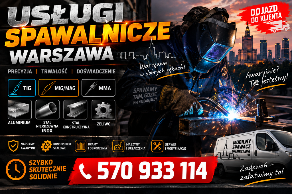 Estetyczne spawanie mebli metalowych Warszawa, Zamów mobilnego spawacza, ogarniemy to wszystko dla ciebie od A do Z w stolicy.