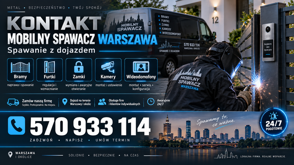 Meble i Konstrukcje stalowe, Spawanie, Ślusarstwo, zamów naszego spawacza z Warszawy, przyjedziemy i zrobimy wszystko na 5+