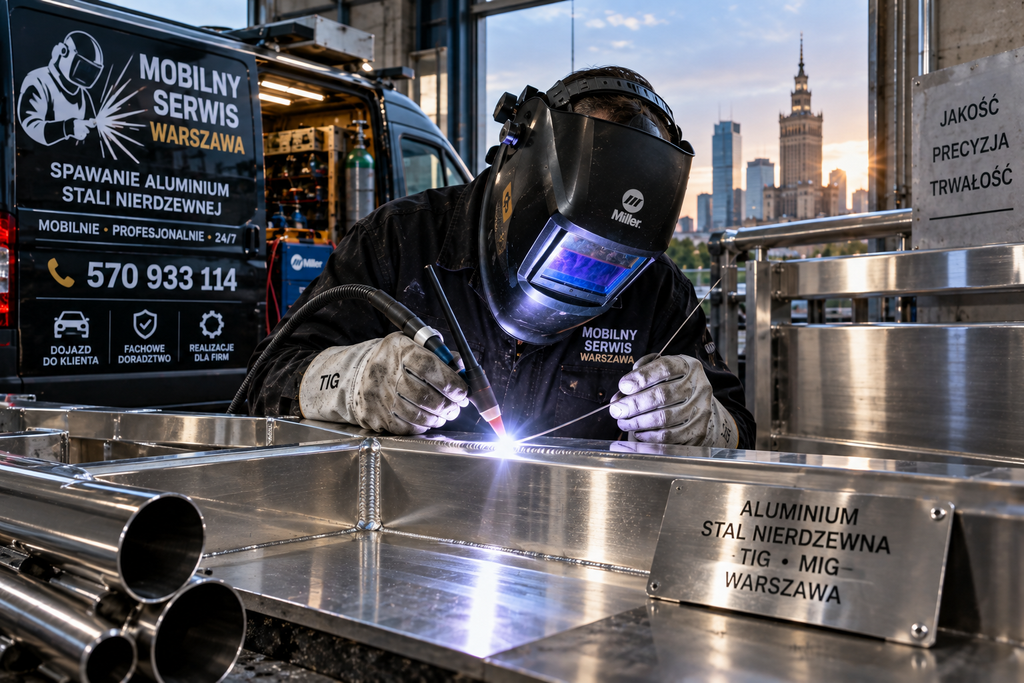 Spawanie Aluminium, Precyzyjne spawanie aluminium metodą TIG, zapewniające lekkie, wytrzymałe i estetyczne konstrukcje