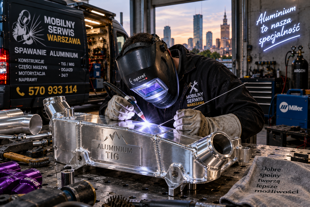 Spawanie aluminium Warszawa oraz Spawanie z dojazdem do ciebie jest u nas możliwe!