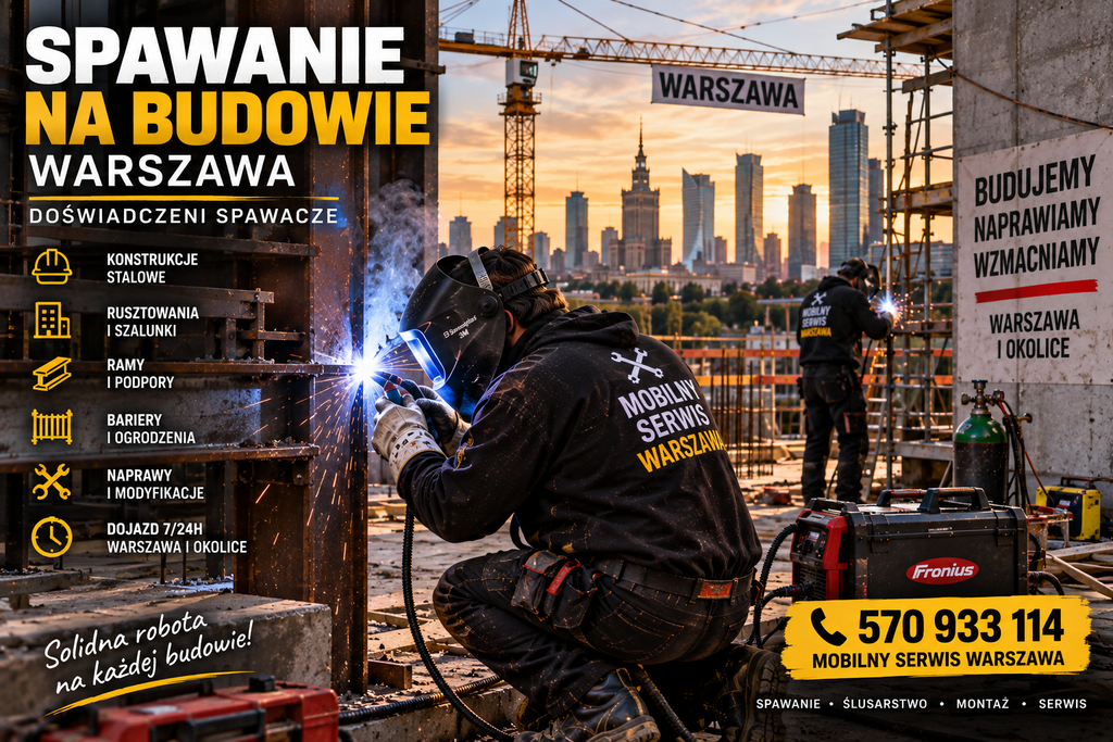 Spawanie na budowie Warszawa doświadczeni spawacze