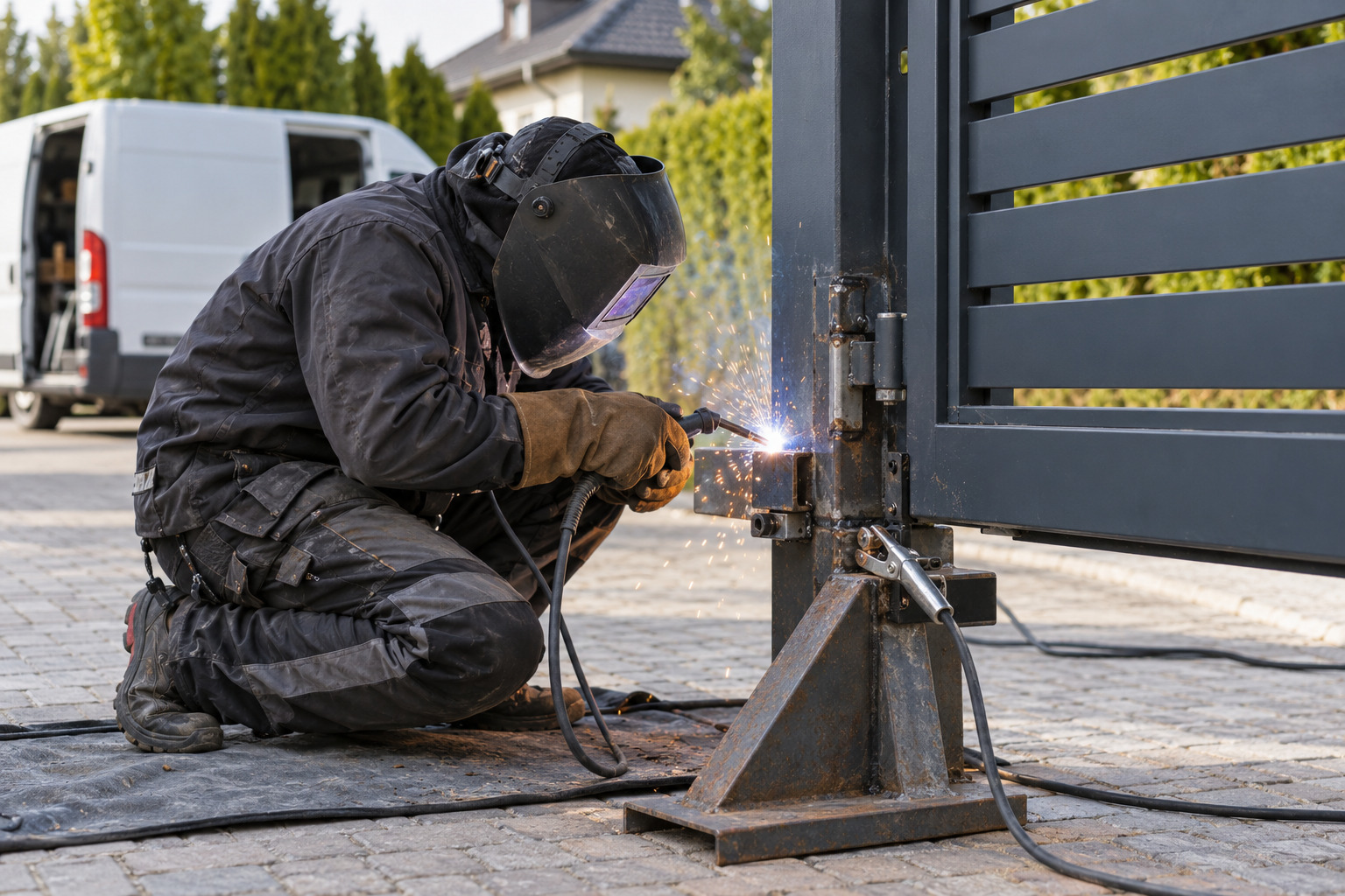 Prace spawalnicze, ślusarskie, elektryczne i instalacyjne